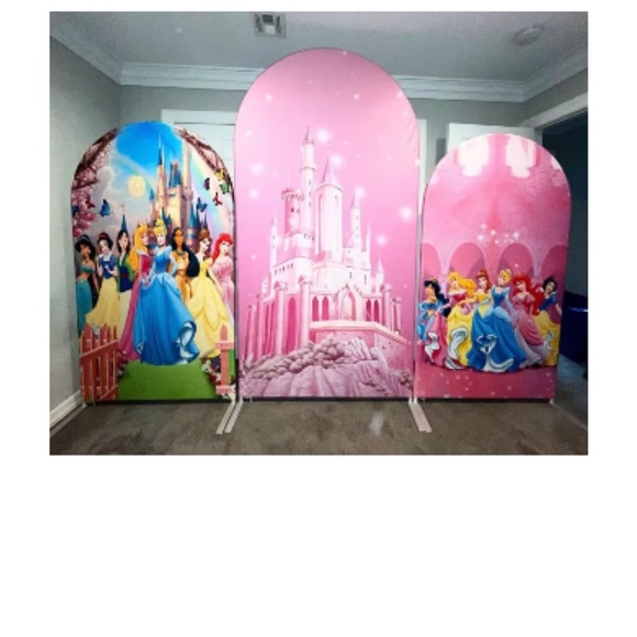 Disney Princess Castle backdrops set